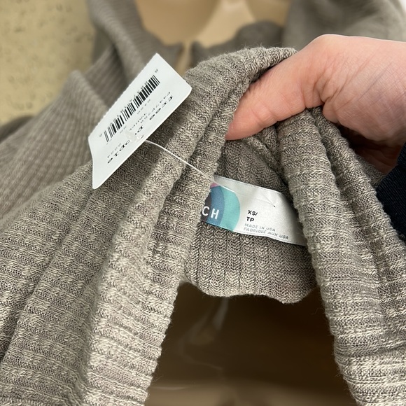 Free People Beach oversized open back cowl neck sweater NWT - Picture 7 of 7